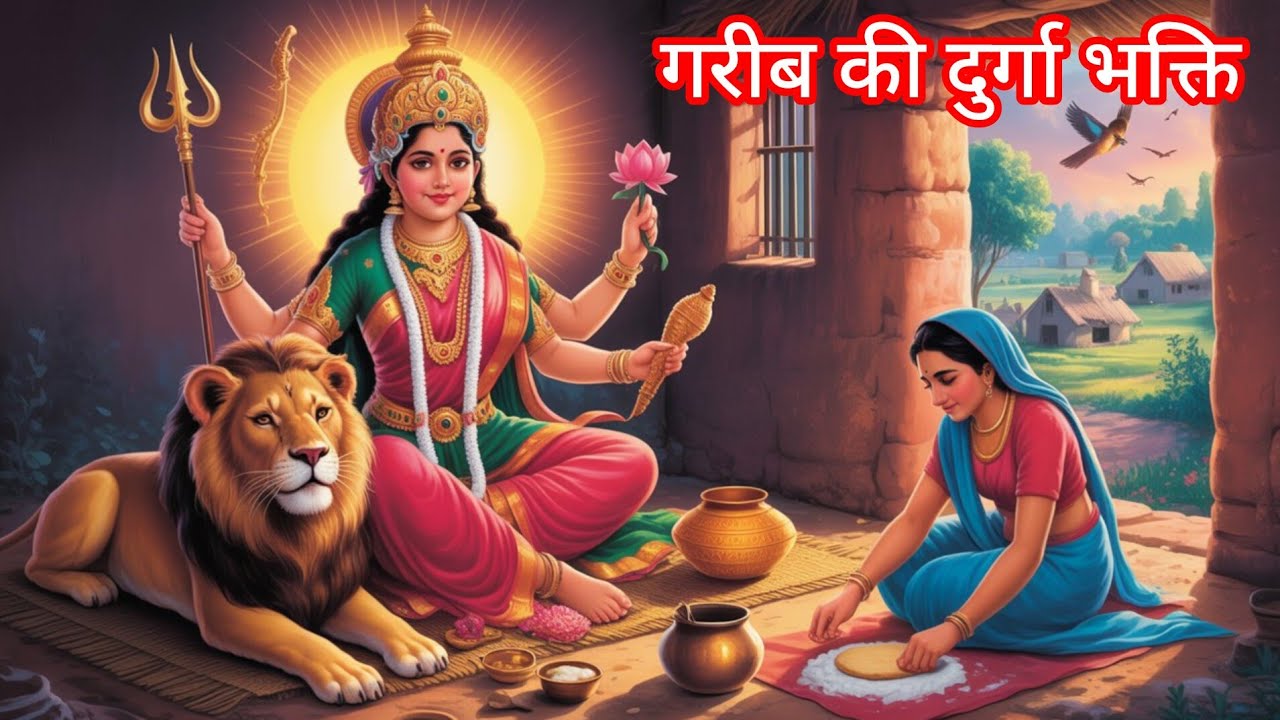गरीब की दुर्गा भक्ति | gareeb ki navratri | Hindi kahaniya | Moral stories 