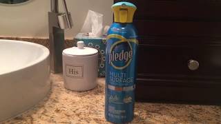 Cleaning the Furniture with Pledge Multi Surface Cleaner/Swiffer/Quarantine Days