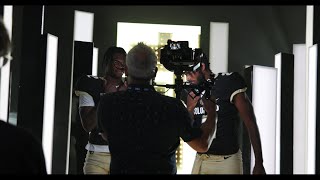 Shedeur Sanders Talking to Coach Prime After Surgery: At PAC 12 Media Day With Travis Hunter