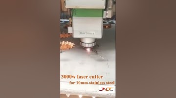 3000W laser cutting machine for 10mm stainless steel metal laser cutter
