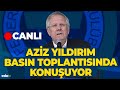 Aziz yldrm dzenledii basn toplantsnda konuuyor canl