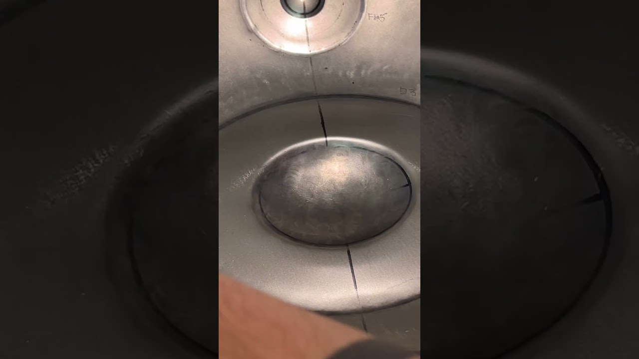 The making of a Handpan Dimple #handpan