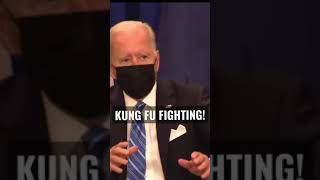 Biden Breaks Out His Kung Fu Moves Everybody Was Kung Fu Fighting