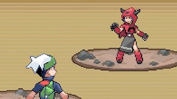 Pokemon Emerald Horizons v1.16 - vs Team Magma Admin Courtney (Magma Hideout)