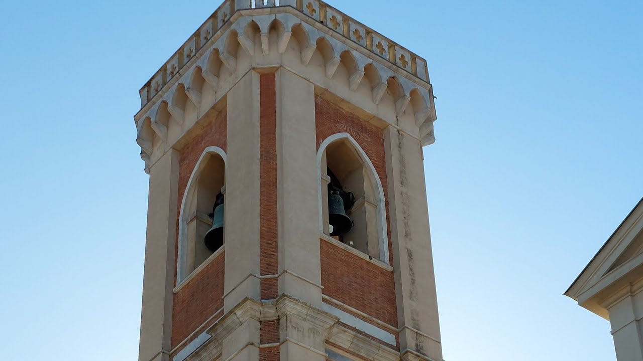 Le campane di Ponsacco(PI) Chiesa di San Giovanni Evangelista,distesa solenne + salita sul campanile
