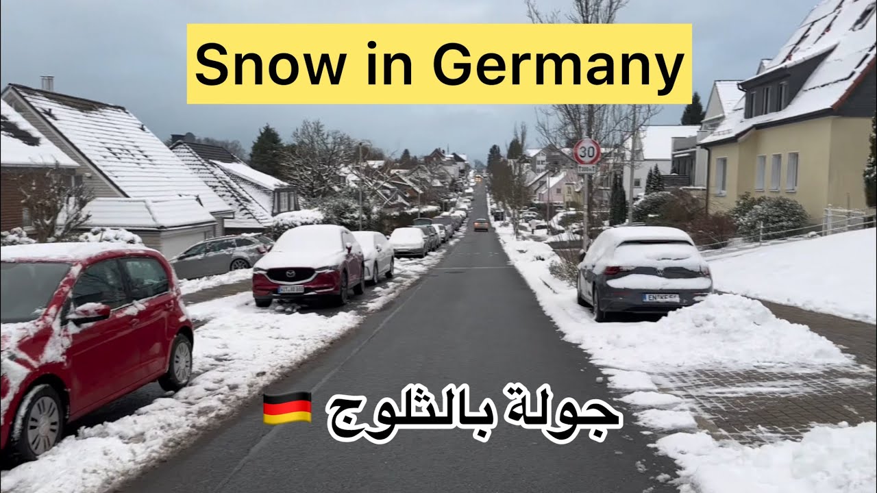 Walking in Germany Snow 🇩🇪 | 