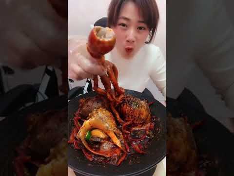 asmr#155#asmr シチュボイス#샤오위 먹방# 먹방# asmr シャンプー#eating show#mukbang#seafood#chinese eating#short