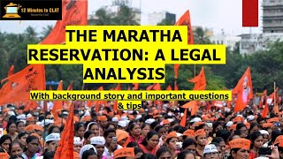 Maratha Reservation: A legal analysis I Background and Important Questions I Keshav Malpani