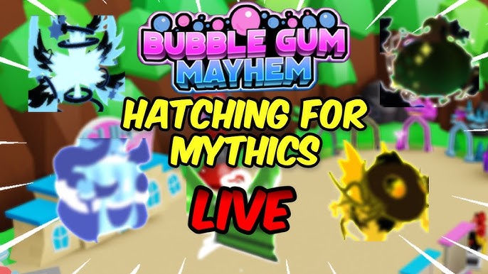 🔴LIVE!🔴 WAITING FOR THE HALLOWEEN EVENT IN BUBBLE GUM MAYHEM! ROBLOX 