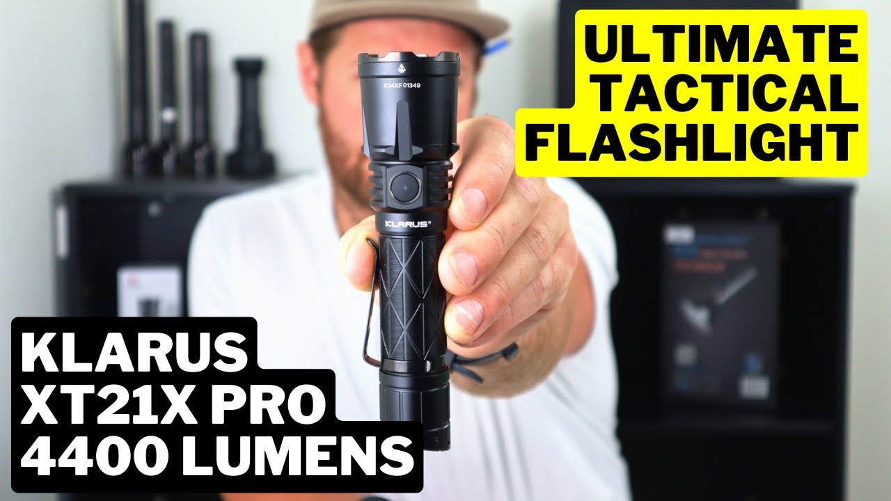 IS This The ULTIMATE Tactical Flashlight?? | Klarus XT21X Pro 4400