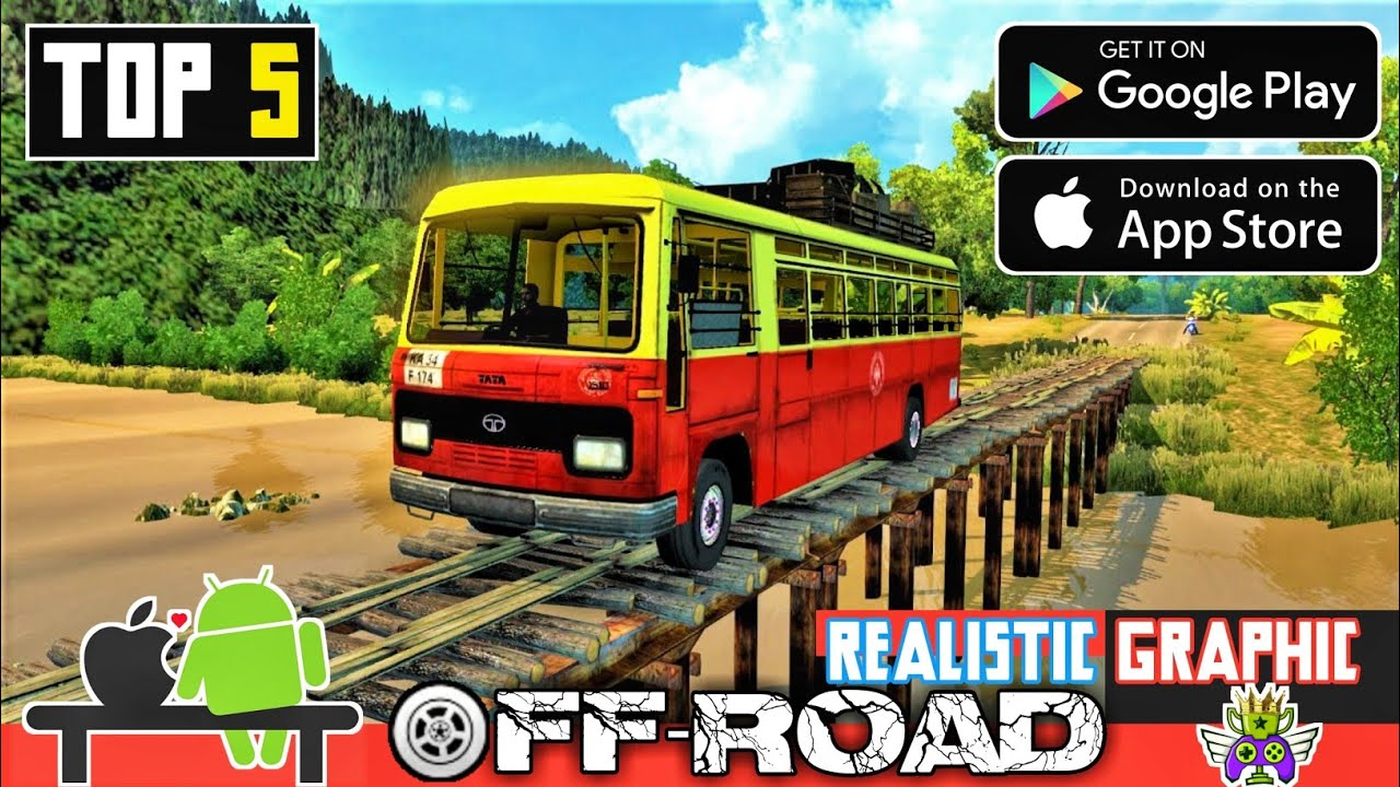Top 5 Bus Simulator Games For Android | Best Bus Simulator Games For Android | Bus Simulator Games