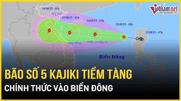 Khẩn: Bão số 5 Kajiki tiềm tàng chính thức vào Biển Đông, xoáy thẳng hướng Nghệ An - Huế