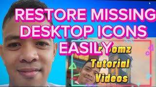 HOW TO RESTORE MISSING ICONS IN DESKTOP? Paano ibalik ang mga nawalang icons sa desktop? screenshot 3