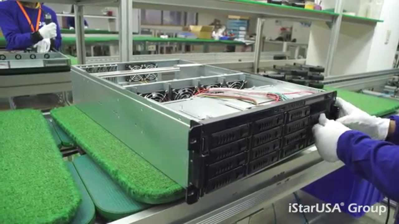 iStarUSA Group - OEM/ODM Capabilities - Factory Assembly Line - 4K video