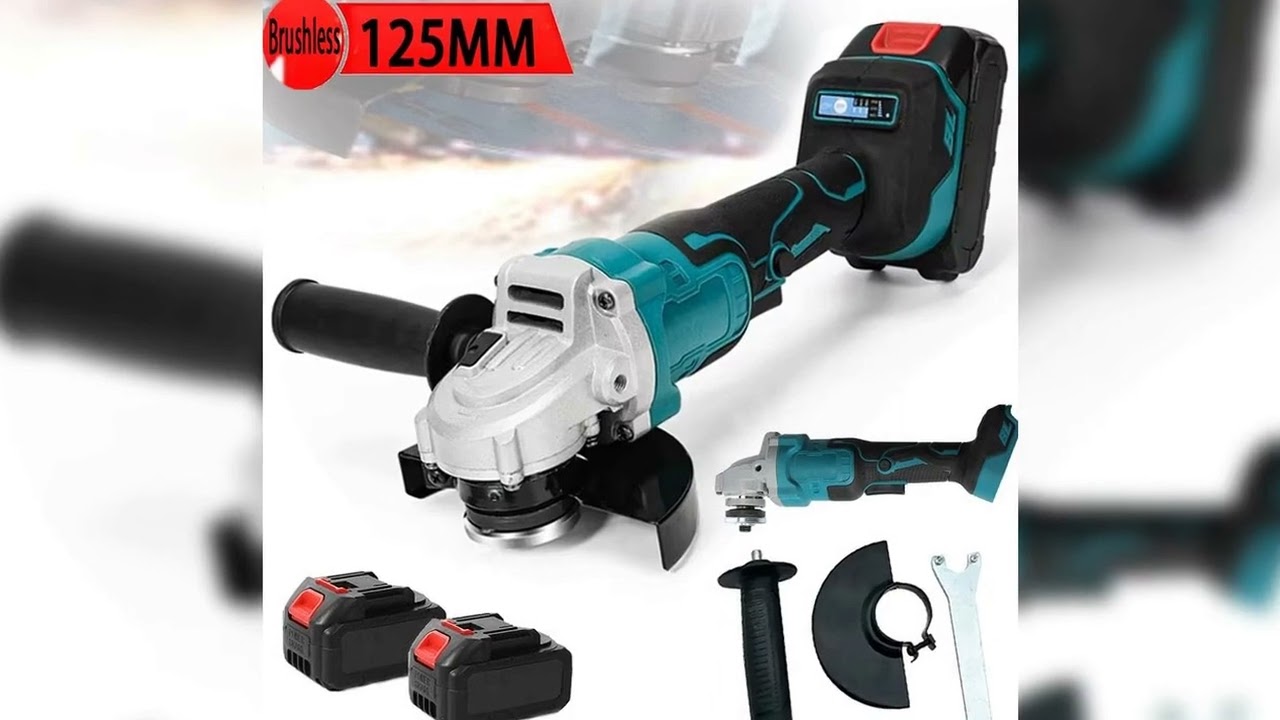 A must-have product! 125MM Brushless Electric Angle Grinder Variable Speed for Makita 18V Battery