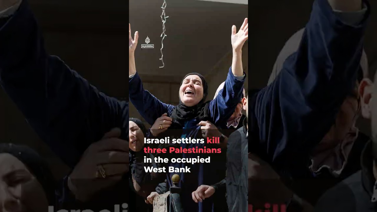 قتلى فلسطينيون خلال هجمات المستوطنين الإسرائيليين في الضفة الغربية المحتلة | AJ #shorts