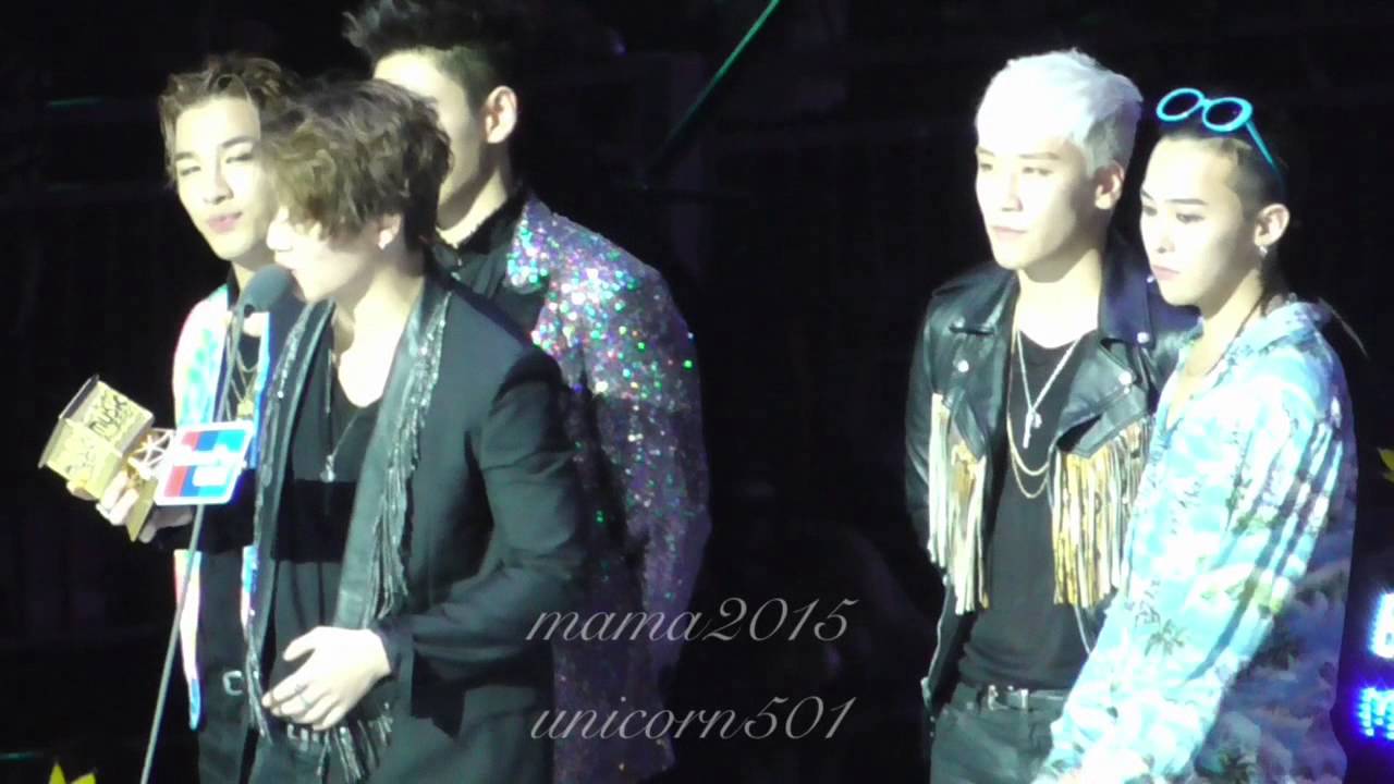 song of the year 2015mama bigbang