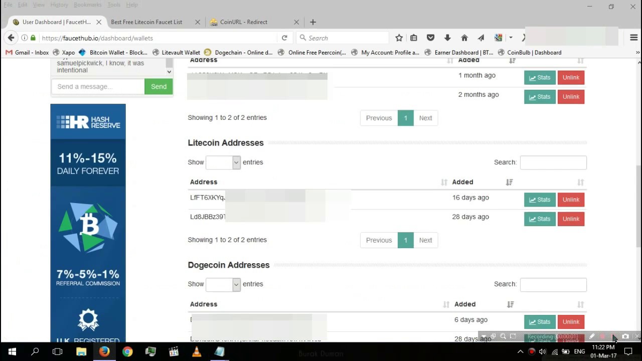 FaucetHUB [ Claiming Faucets Referral Tricks ]