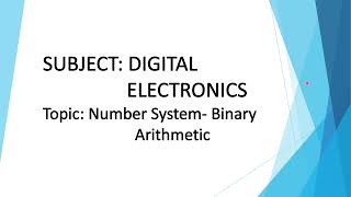 D4. Binary Arithmetic Operations