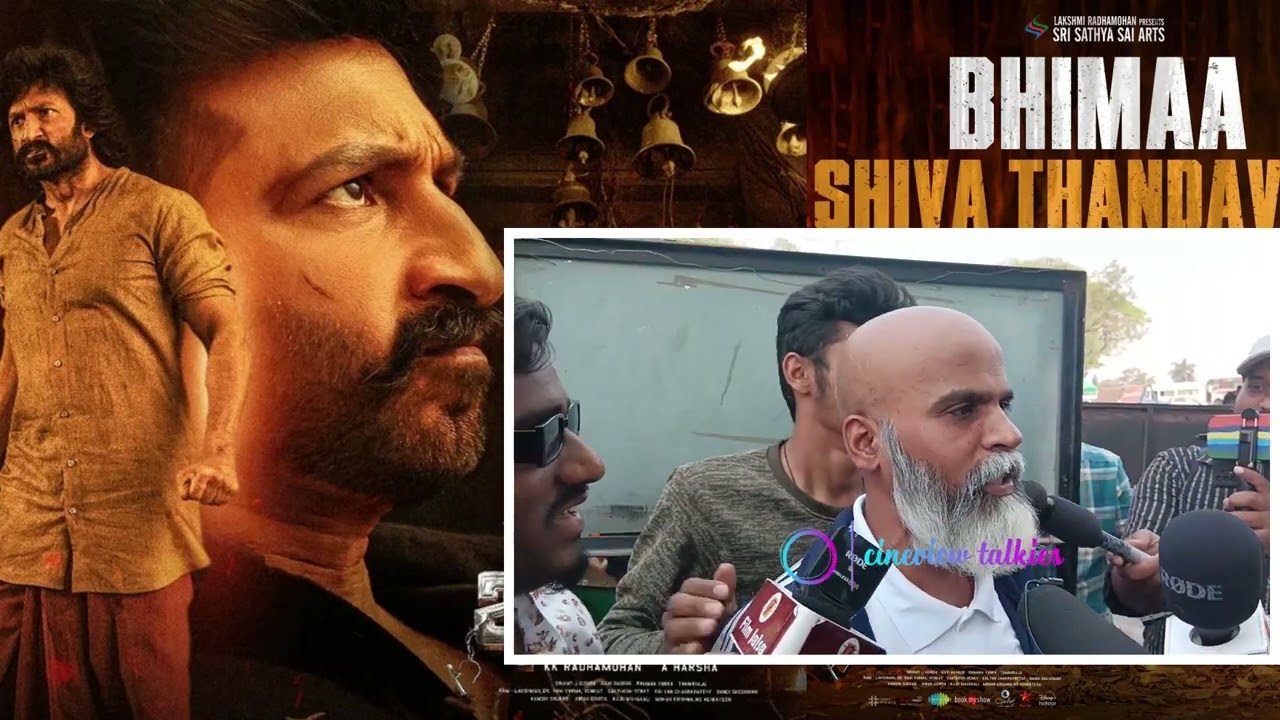 Bhimaa Review|  Gopichand, Priya Bhavani Shankar, Malvika Sharma, Nassar, Mukesh Tiwari | cineview
