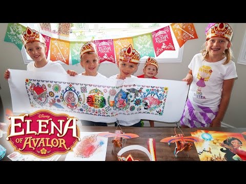 Elena of Avalor Family Craft Time