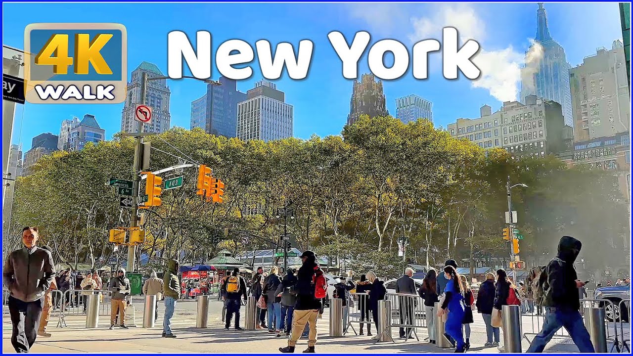 NEW YORK CITY Walking Tour [4K] CANAL STREET 