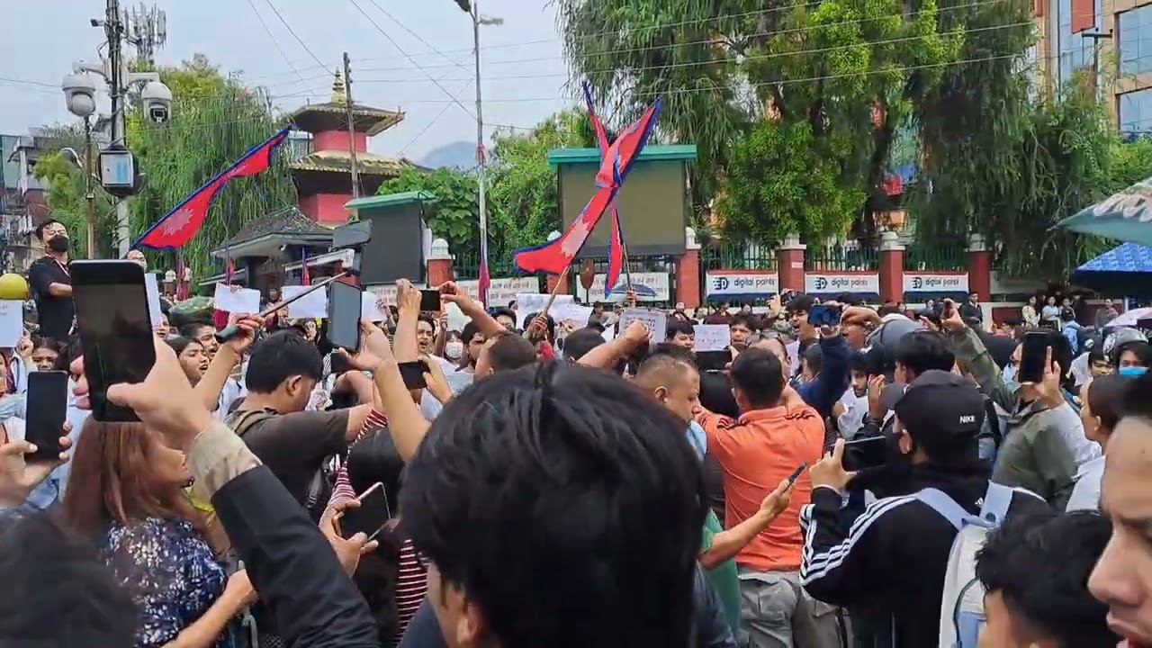 8 September 2025 Dharan , BhanuChowk GEN ZGEN Z 