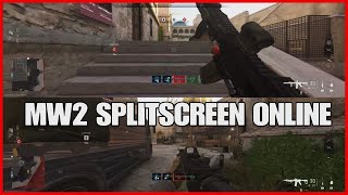 HOW TO PLAY SPLITSCREEN ONLINE - COD MW2