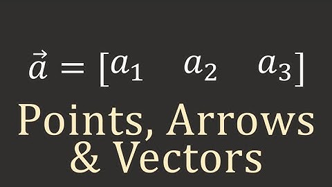 Linear Algebra: Points, Arrows and Vectors
