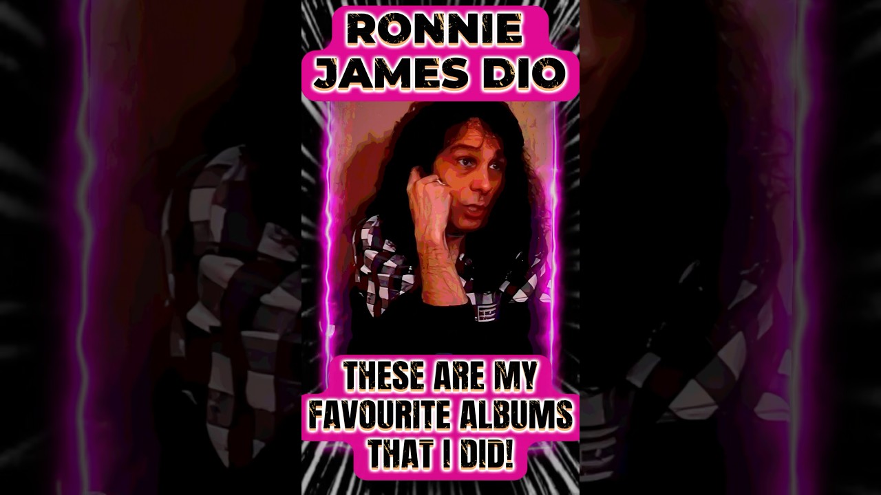 RONNIE JAMES DIO's surprising favourite albums of his own!                    #dioshorts