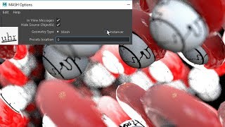 Maya: MASH with Instancer