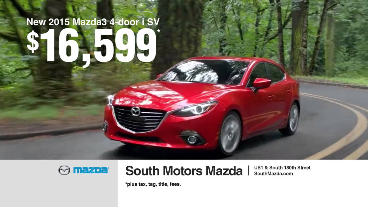 South Motors Mazda Mazda3 and Mazda CX5 Touring Television