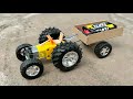 How to Make Amazing Electric Tractor - Miniature DIY Farm Tractor