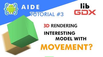 AIDE - LibGDX 3D Rendering Tutorial (PART 3) - Moving Model With Vector3 & Matrix4