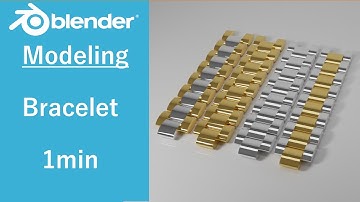Watch bracelet | Blender Tutorial
