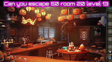 Can you escape 50 room 20 level 13 | Complete walkthrough | Fx Billa Live