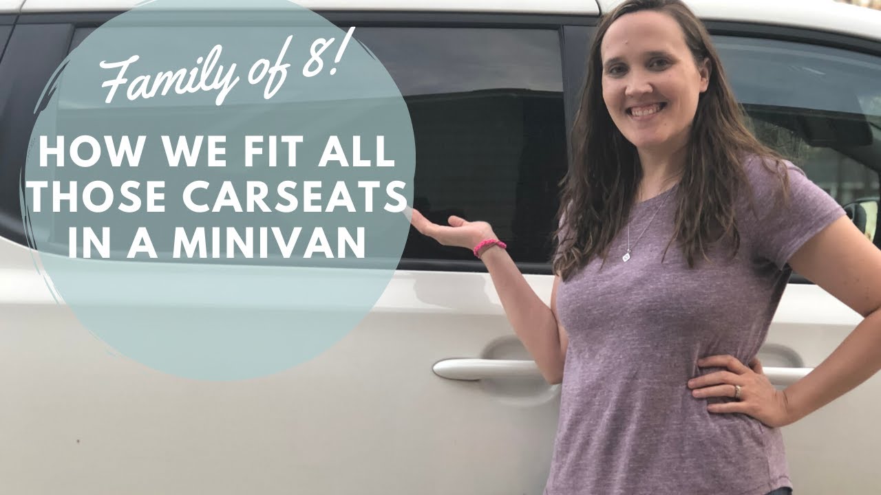 How We Fit 6 Kids In A Minivan || Large Family Of 8 || Clean My Mom Van