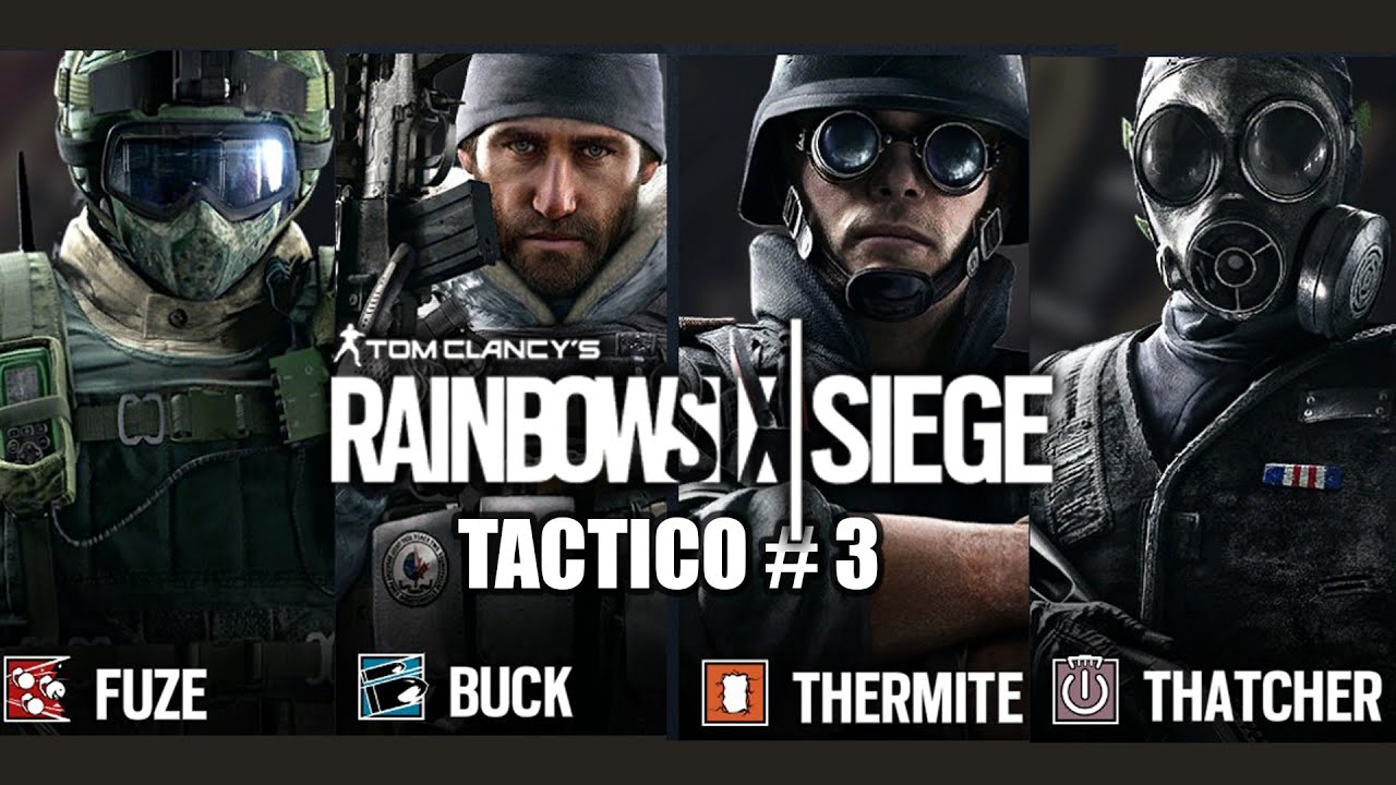 pvet R6 Siege Tactico #3 Gameplay Cooperativo de Alta Tensión!