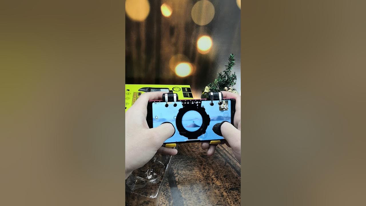 Двойные триггеры Hoco GM1 для игр в шутеры на смартфоне - YouTube