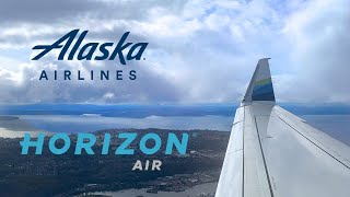 4K FULL FLIGHT Horizon Air Embraer E-175 GEG-SEA