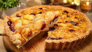 Lecker und gesund! Apfelkuchen ohne Zucker, Mehl und Eier!