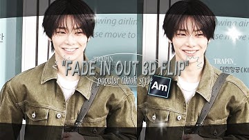 "FADE IN OUT 3D FLIP" popular Transition Tiktok style Alight Motion