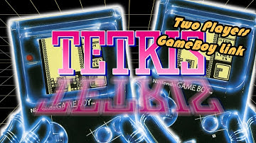 Tetris two-player link game - Nintendo Game Boy gameplay