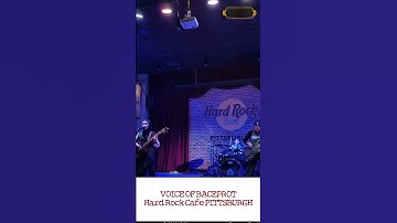 VOICE OF BACEPROTHard Rock Cafe PITTSBURGH #vob #voiceofbaceprot #XSRETV