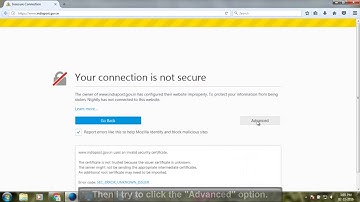 How to fix Your connection is not secure Error code  SEC ERROR UNKNOWN ISSUER
