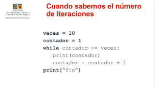 Introduction to while loops. Counter-controlled loops.