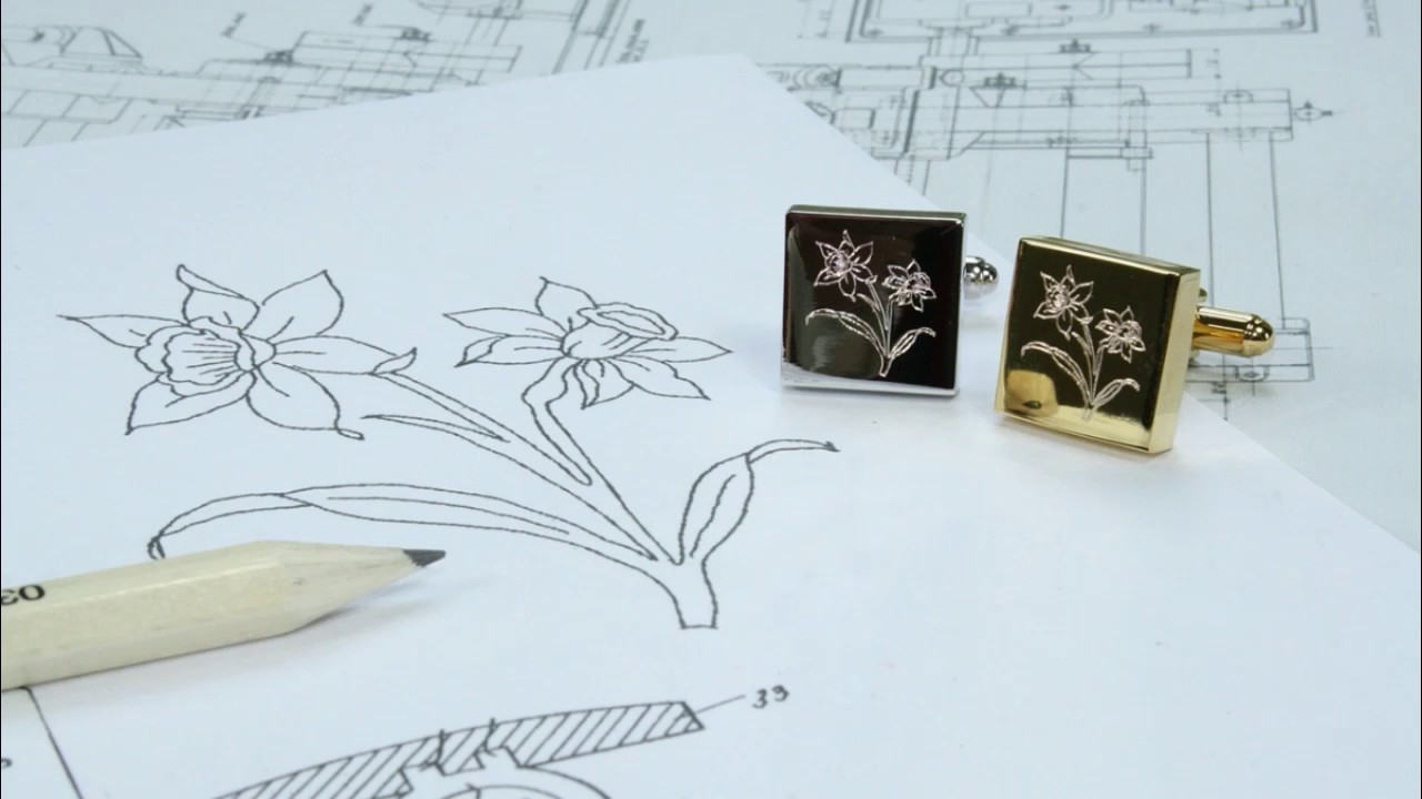 Online Engraved Cufflinks | Tie Clips | Tie Pins | Sterling Silver Giftware | Lapel Pins