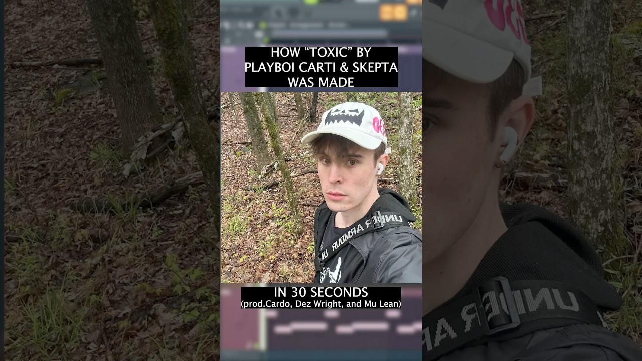 HOW “TOXIC” BY PLAYBOI CARTI & SKEPTA WAS MADE (IN 30 SECONDS)🧪🧪🧪