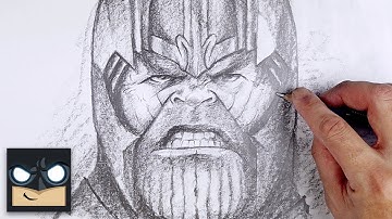 How To Draw Thanos | Sketch Saturday