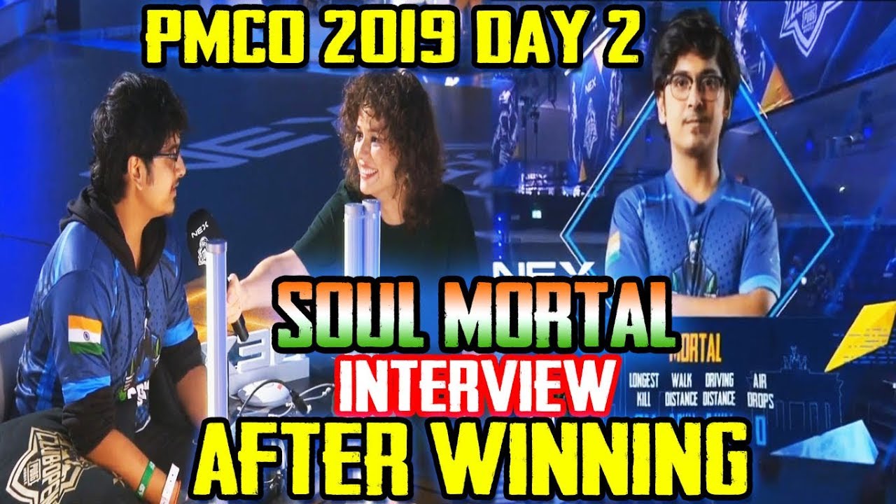 Soul Mortal Full interview after Winning First Match PMCO Final Berlin Winner Winner Chicken Dinner